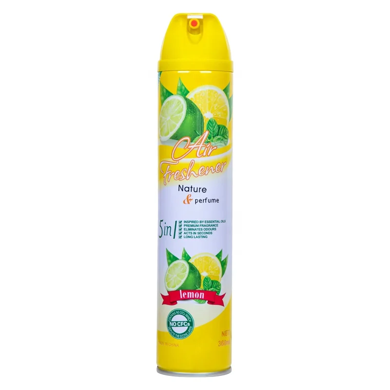 Long lasting smell air fragrance aerosol spray air freshener for apartment