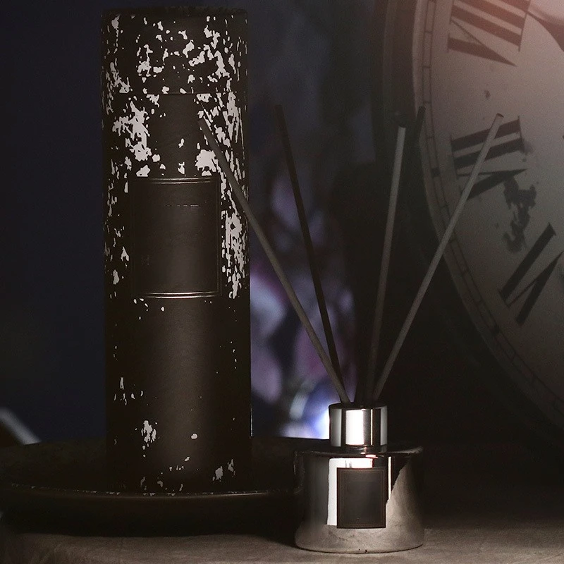 120ml Mercury Color Oil Diffuser Decorate Glass Bottle Aroma Reed Stick For Home Fragrance