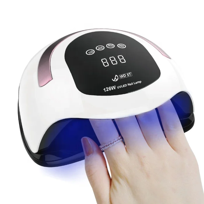 
2021 Professional Manufacture OEM ODM Customized Dual Led Lights Nail Gel Polish Dryer Fast Drying Lamp UV Nail 