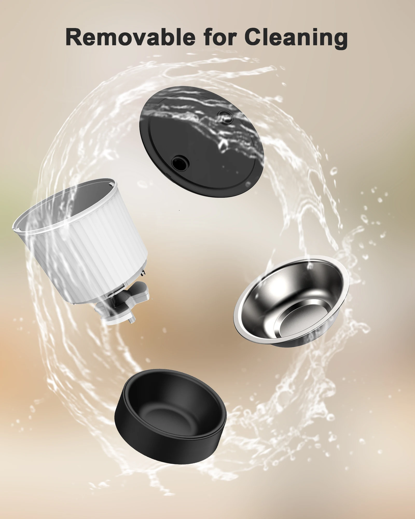 Tuya Timed Smart Food Dispenser Slow Pet Feeder Automatic Wifi 4L Stainless Steel Bowls Cat Dog Pet Automatic Feeder with APP