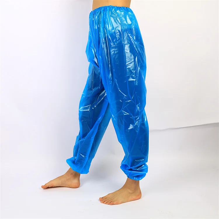 Custom PVC or EVA material Body Exercise Pvc Run Women Men Track Sweat Clothes Weight Loss TPU Sauna Suits