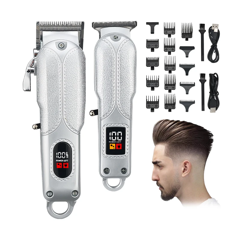 Professional Hair Clippers Electric Hair Trimmer For Men Hair Cutting Machine Clippers Rechargeable Beard Shaver
