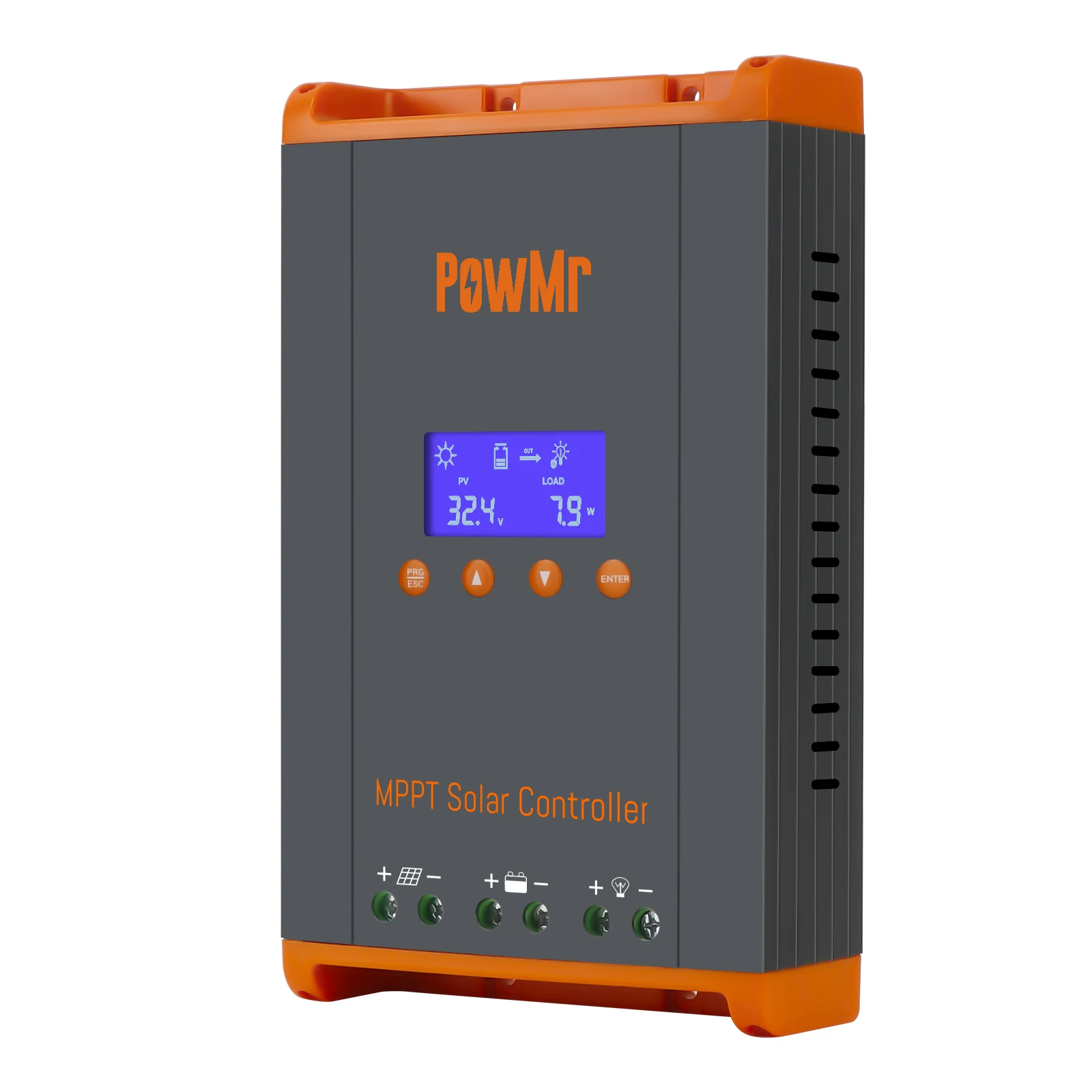 PowMr 60 amp MPPT Charge Controller 12/24/36/48V Auto can Parallel 12 units Solar Charger Controller Regulator