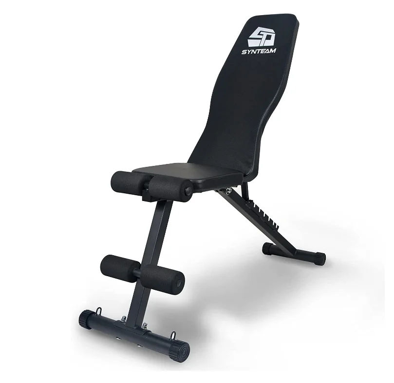 Synteam Professional Home Gym Adjustable Sit Up Bench Dumbbell Chair