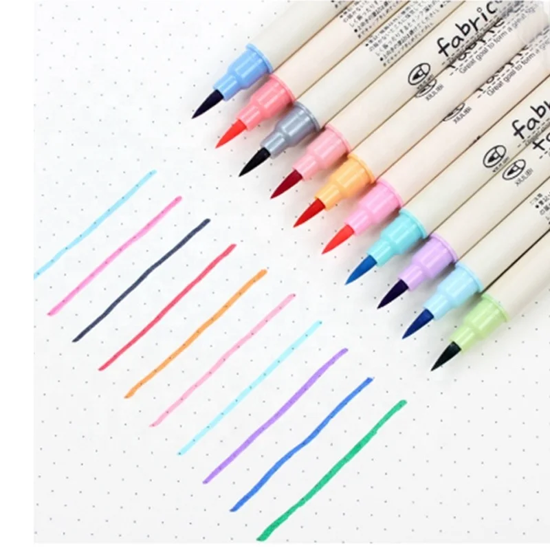  Fineliner мягкая кисть ручка художественные цветные маркеры набор «сделай сам» каллиграфия рисование войлочный