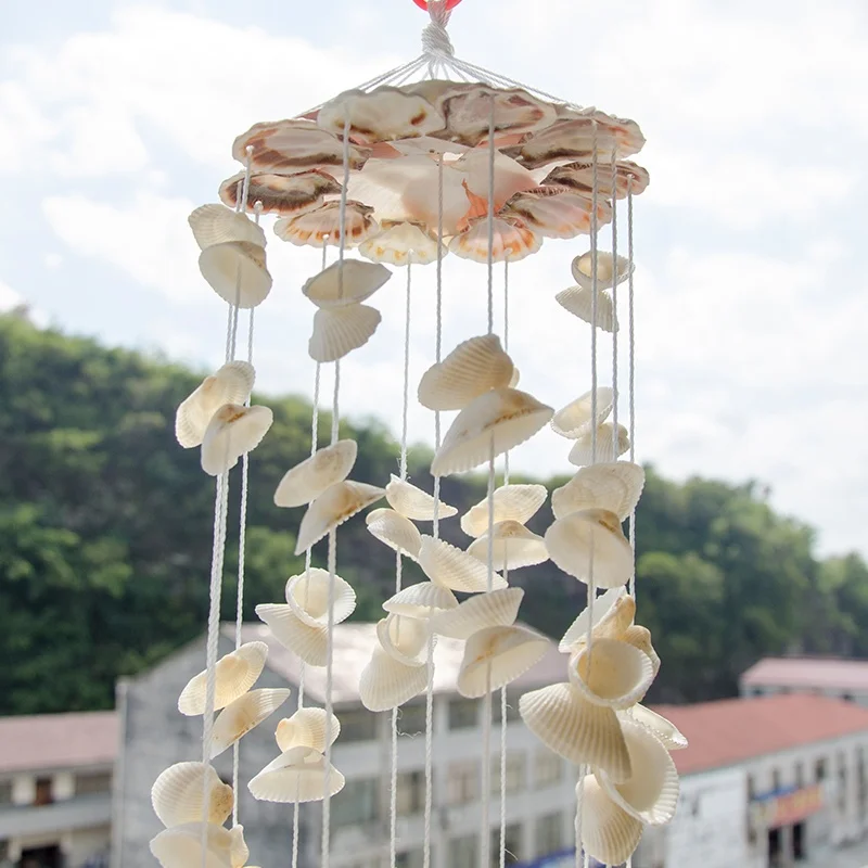 Shell Crafts wind chimes made of Natural seashells with Best Quality