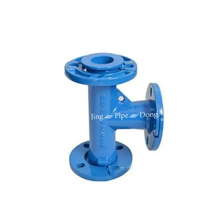 200mm 300mm full tee flange pipe fittings DI pipe fittings elbow 90 cast iron pipe fittings