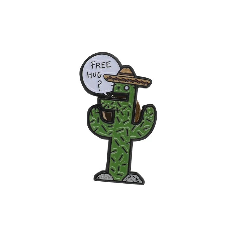 Factory custom logo cute enamel pins metallic badge