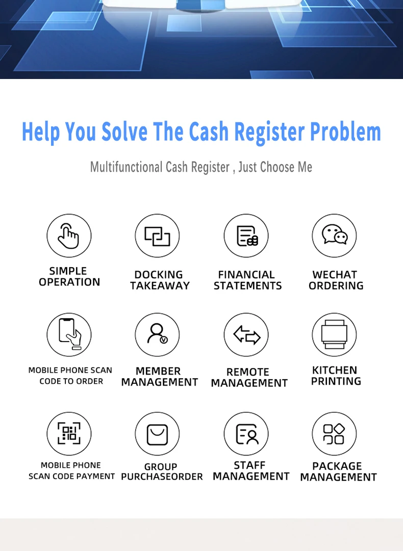 Wholesale Android Pos Machine RK3566 RK3568 All In One Touch Screen Cash Register Smart Pos Systems