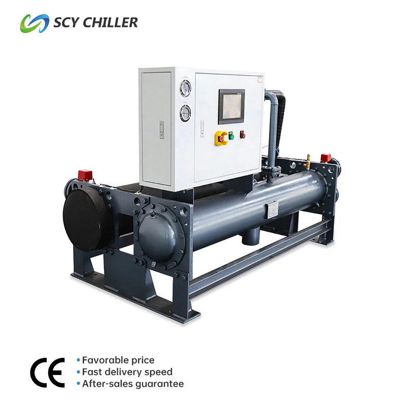 70 90 100 tons Plastic Industrial Water Cooled Screw Chiller for Plastic Injection Molding Machine