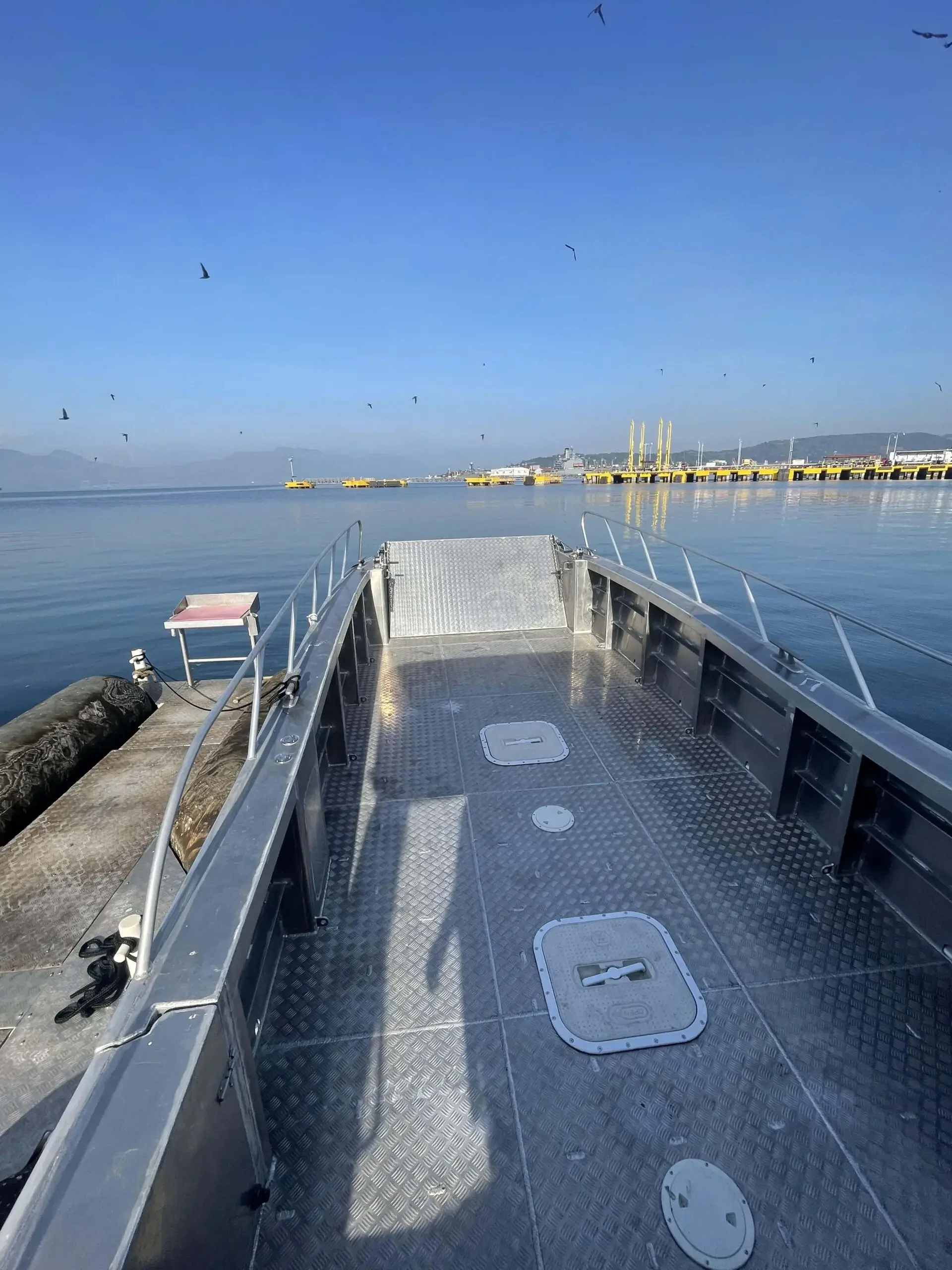 15m 50ft Transport Boat 15 to 50 tons Cargo Offshore Aluminum Landing Craft Barge