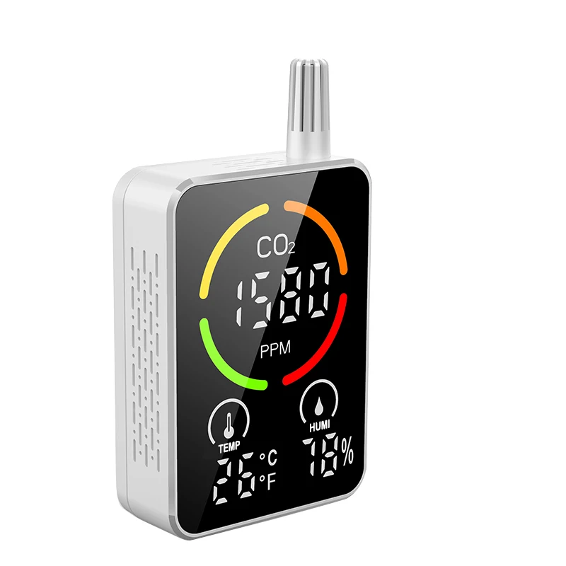 High Precision Sensor Automatic Carbon Dioxide Analyzer Detector Air Quality Detector  CO2 sensor Comfortable Environment