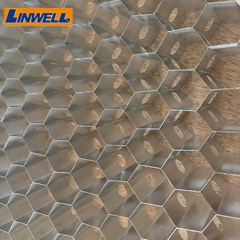 Linwell Top Side Length 0.4Mm-20Mm Aluminum Honeycomb Core For Laser Cutting Machines With A3003/A5052/A1100