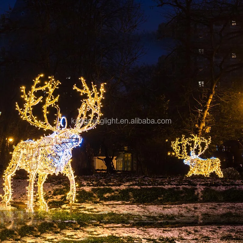 2023 Christmas festival holiday decorative light arch bell reindeer  tree large 3D ball motif figure