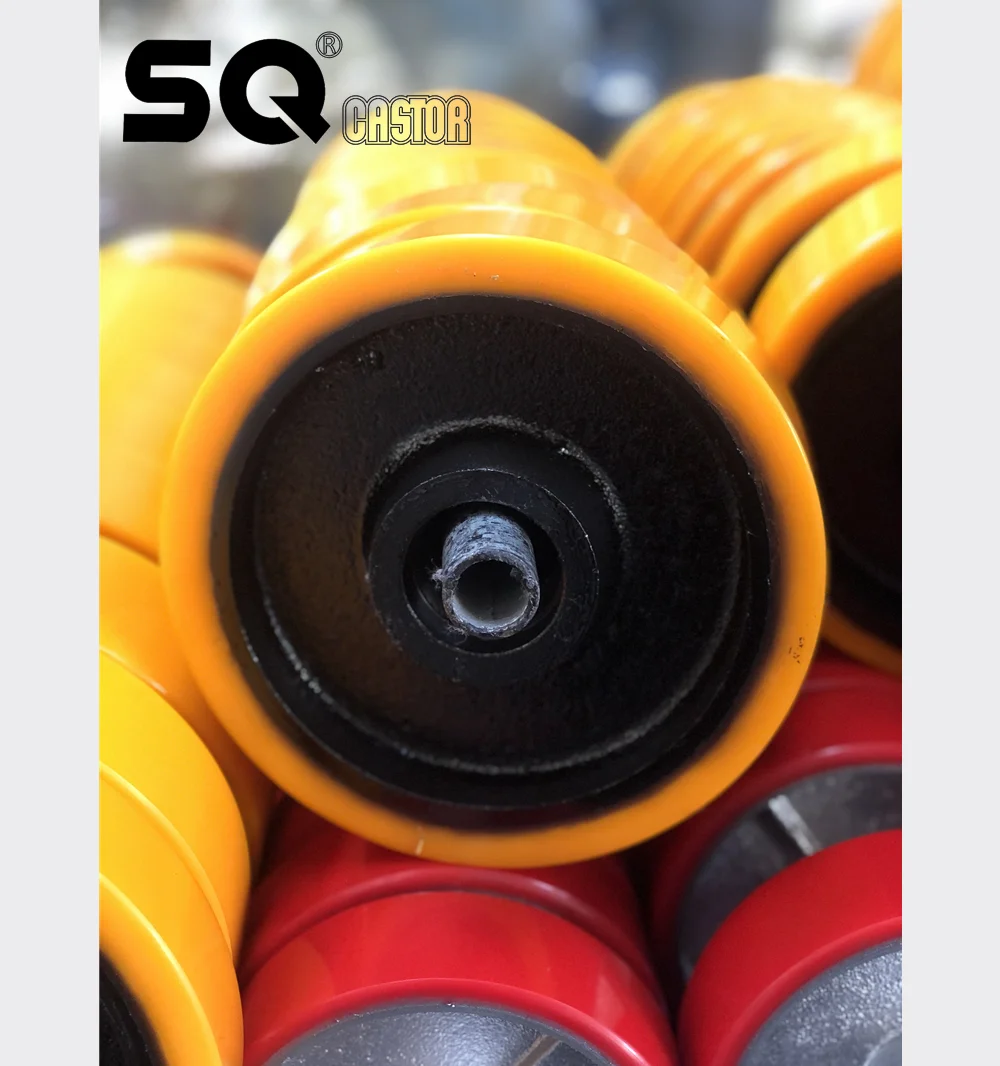 Pu Wheels for industrial Caster and WHEEL FOR HOISTING EQUIPMENT 200mm