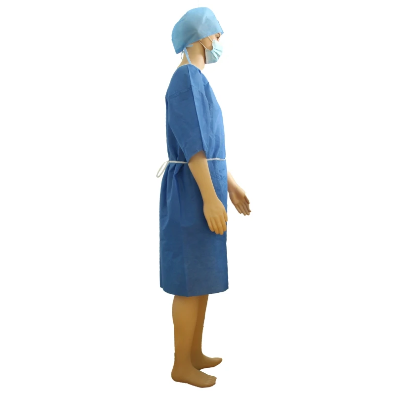Medical Disposable Isolation Gown hubei high quality blue surgical gown with factory price