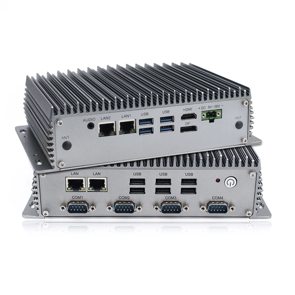 Core i3 i5 i7 i5-8265U Мини ПК с Pci слот 4RS232 4LAN 6USB