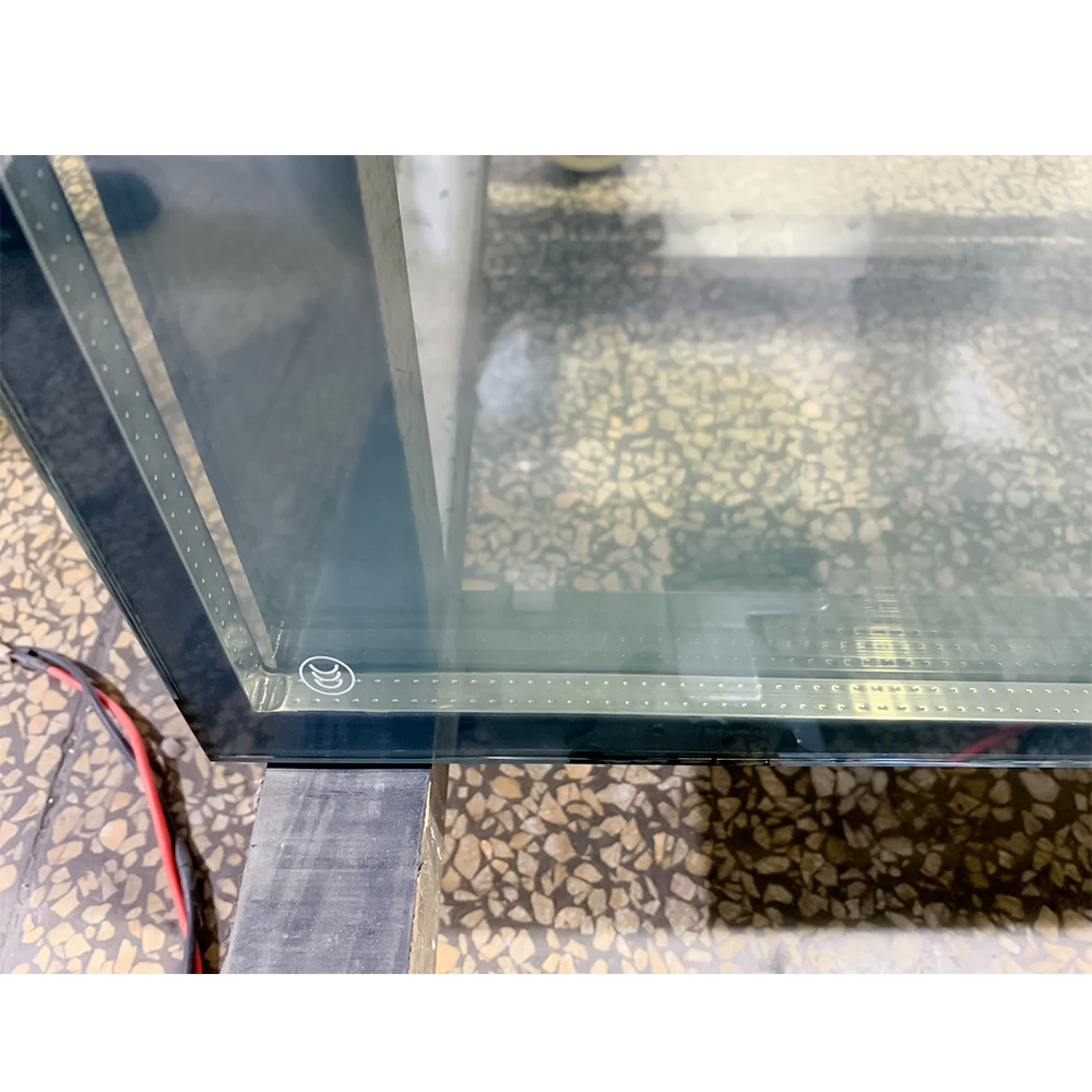 Customized 110v Smart Glasses For Windows and Doors Triple Insulated Laminated Glass With Pdlc Smart Film Clear Frosted Glass