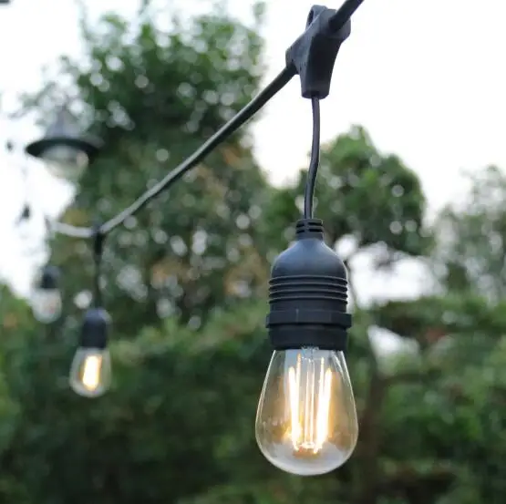 12 volt safe outdoor string lights hanging or fixed type warm light led string lights
