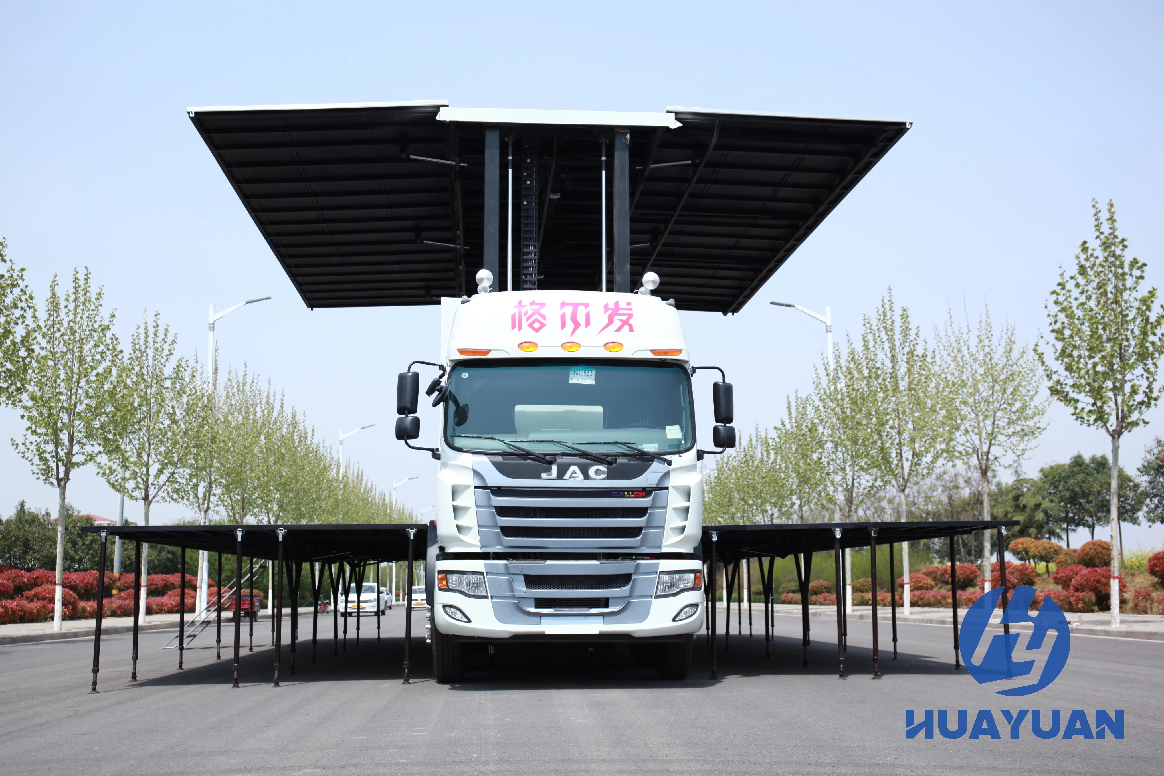  9 6 m JAC LED мобильный большой грузовик для дорожной рекламы сделано в