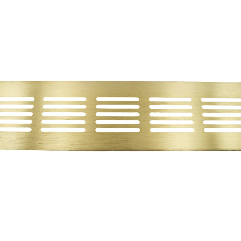 JIAXIN 50mm width aluminum air ventilation grille for kitchen cabinet cupboard and office desk