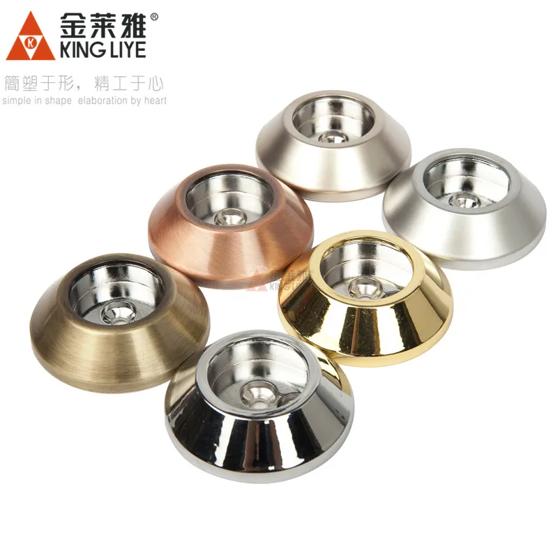 Factory Wholesale Universal Wardrobe Hanging Tube Support Holder Hardware Rail Support