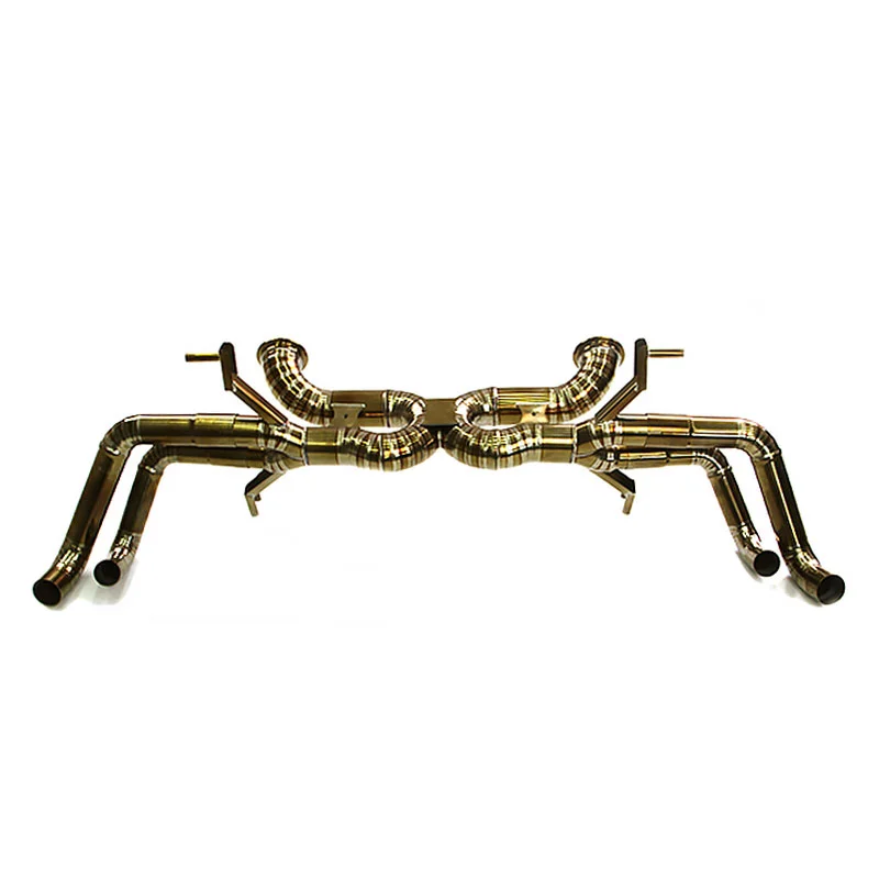 
MAXDO Hot Sale Full Exhaust Titanium Alloy Exhaust Catback For Lamborghini LP580 Electronic Valve Exhaust Pipe System 