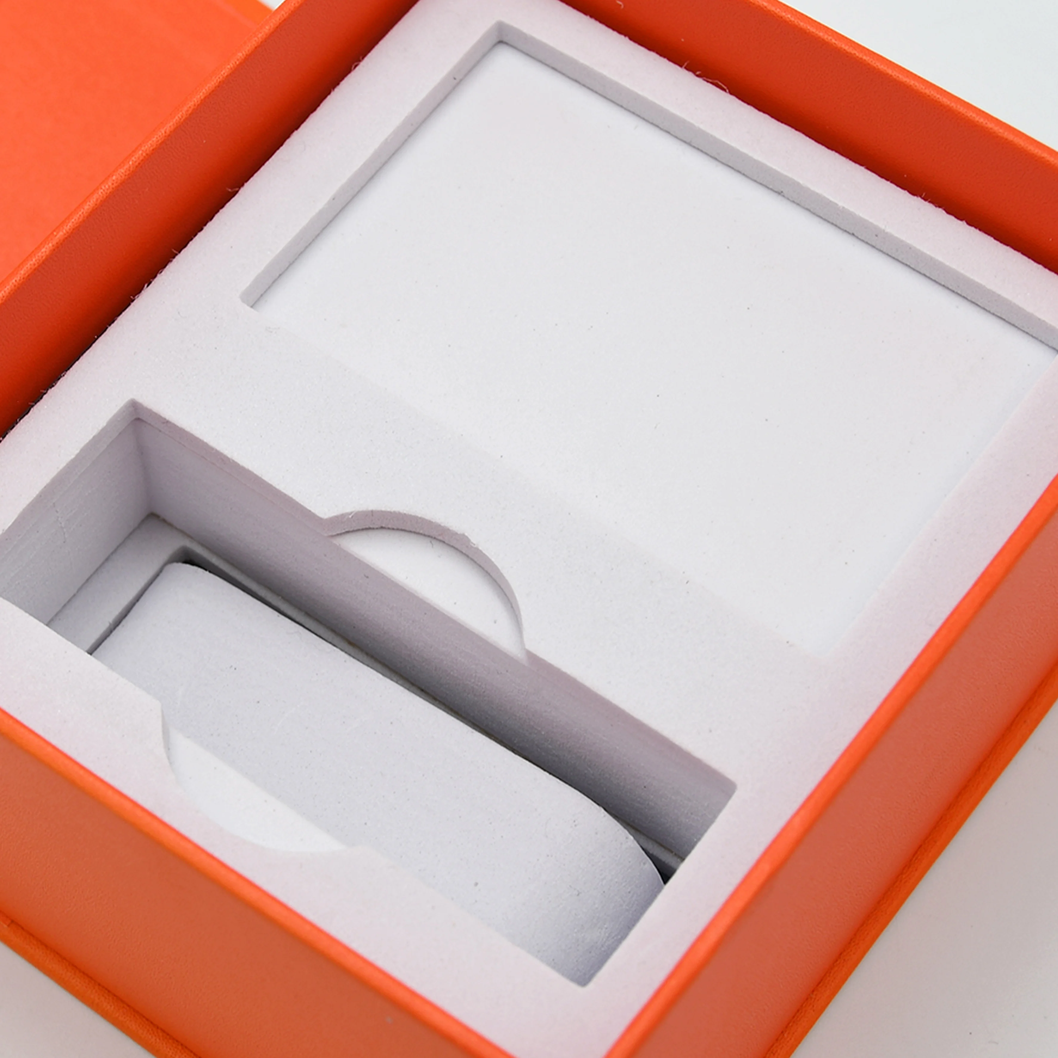High-end  earphone gift cardboard packaging box with white EVA foam insert for electronics
