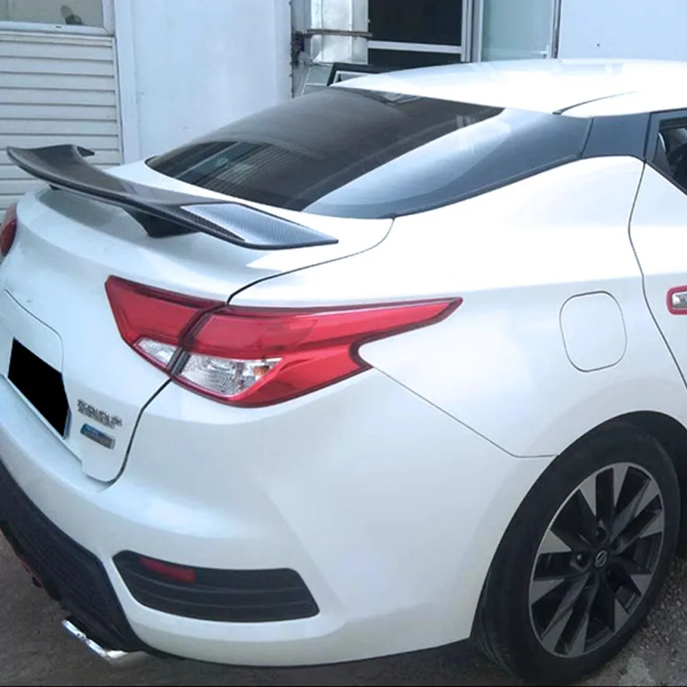 Universal Rear Spoiler For Civic BMW Hyundai Senda Coupe Car Spoiler Trunk Wing 2008-2022 New Design ABS Carbon Color