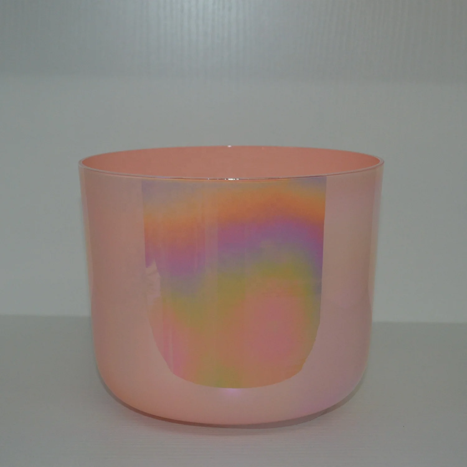 Alchemy Orange Clear Crystal Singing Bowl for Sound Healing and Therapy