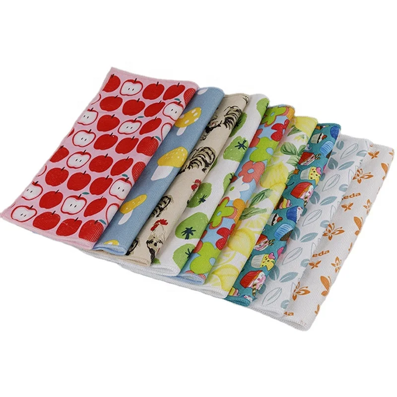 Универсальная Чистящая ткань из микрофибры с принтом Greenfound полотенце для рук