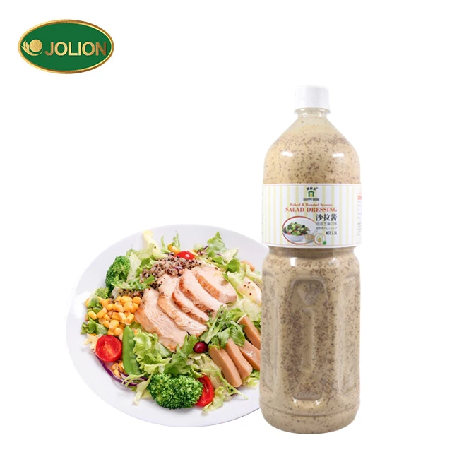 JOLION Wholesale Private Label Japanese Cooking Seasoning 1.5L Mayonnaise and Sesame Salad Dressing