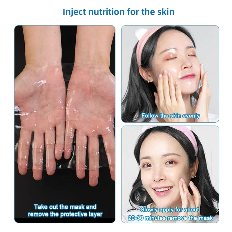 100% natural Organic Korean Beauty Skin Care Moisturizing Collagen Crystal Facial Mask Private label