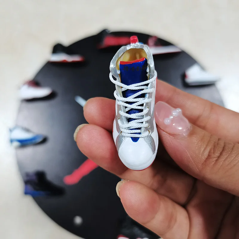 Модные 12 дюймов jordan часы DIY Современный стиль 3D модель обуви Баскетбольная обувь настенные пресс-форм
