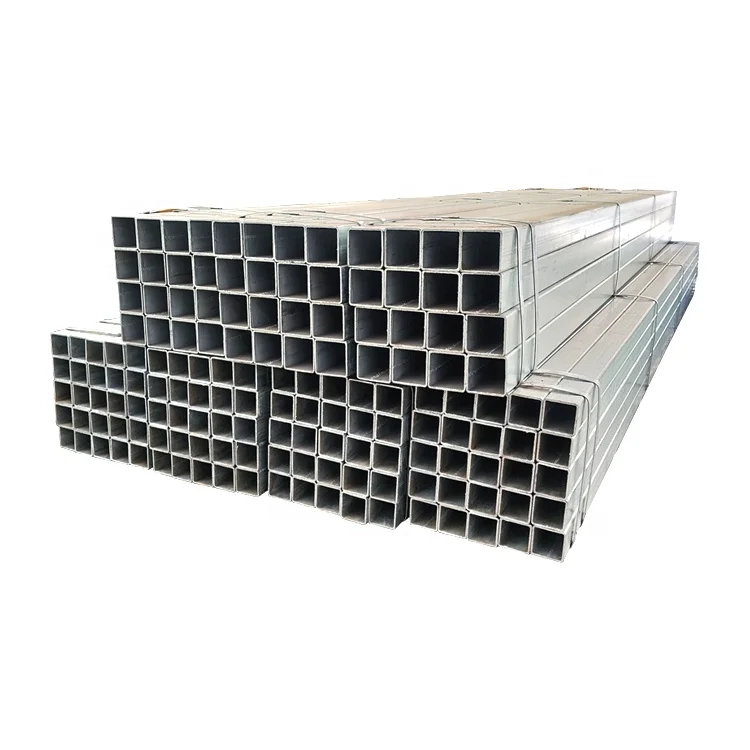 80x80 HDG SHS steel tube Q235B Hot dip galvanized welded square hollow sections steel tube