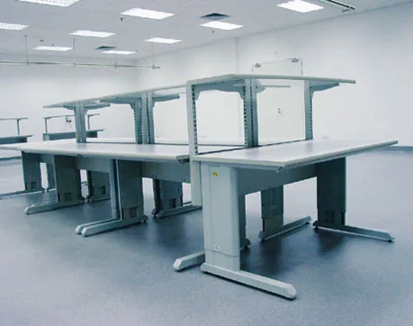 Factory Direct Customized Steel Laboratory Bench Wet C-Frame Design for School and Hospital Science Laboratories