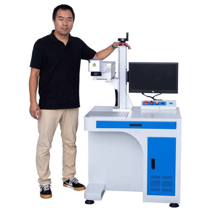 Desktop 3W UV laser engraver machine plastic UV laser engraving printing PCB board 3W 5W UV laser engraving machine with EZCAD