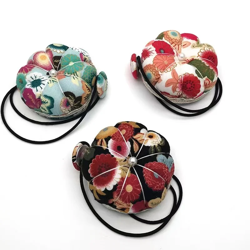 Hefeng Sewing Machine With Pin Plug Dual-purpose Pumpkin Pin Bag European And American Wrist Pin Cushion
