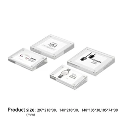 Китай оптовая продажа высокое качество дешевая двухсторонняя прозрачная акриловая фоторамка с магнитной
