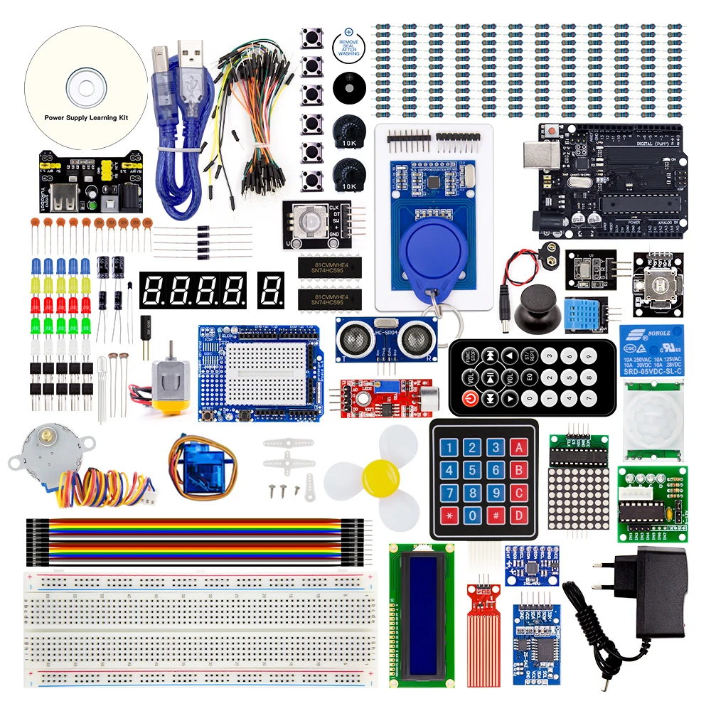 Efortune Project The Most Complete Ultimate Starter Kit With TUTORIAL, Compatible With Arduino IDE