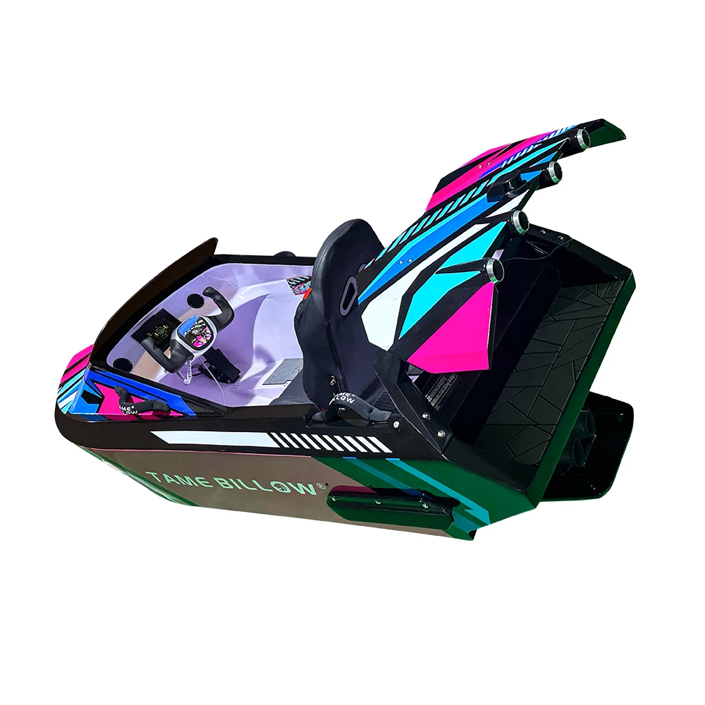 Tame Billow 120Ah Battery Electric Surfing Aqua Karts Mini Boat Functional Karting Boats For Sale