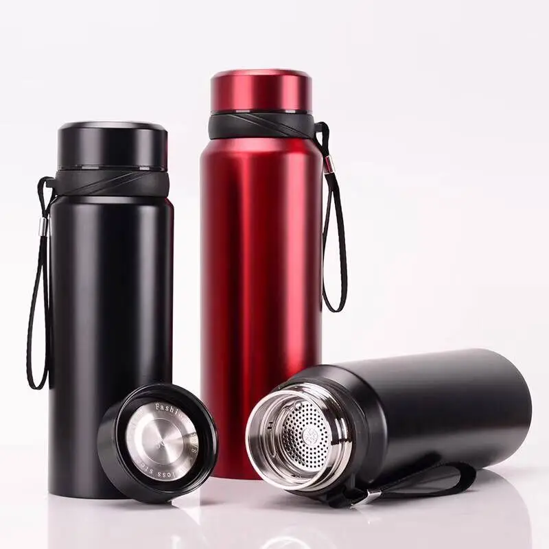 Double wall thermal thermos bottle 800 ml stainless steel vacuum flask
