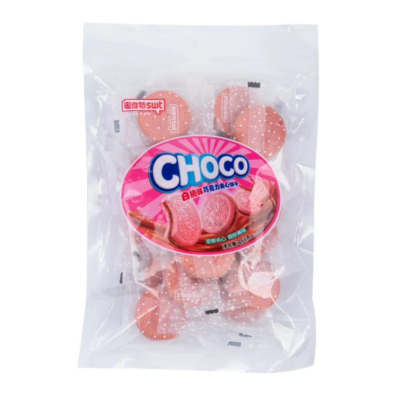 White peach oolong  cookies Chocolate chip cookies 168g Exotic snacks chocolate chip cookies