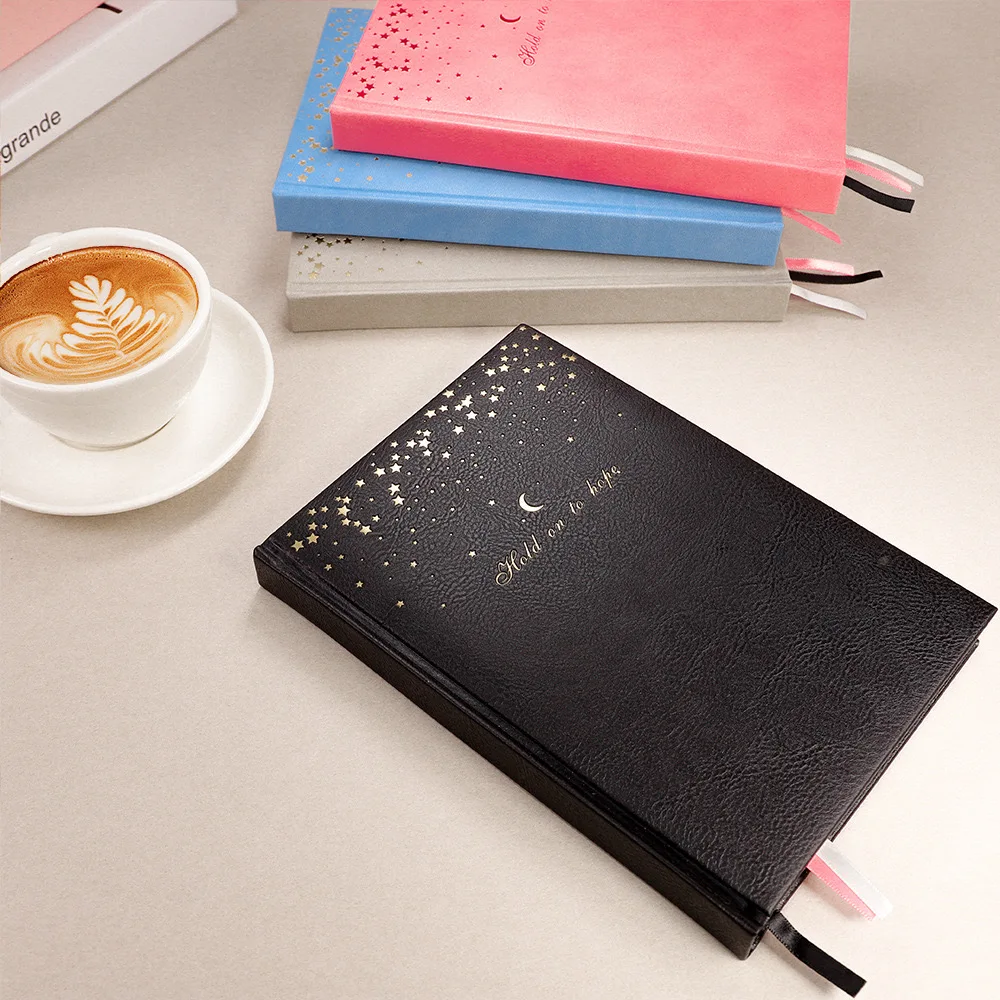 Personalized Hardcover Notebook Foil Stamping Journal Modern Diary Soft PU Cover Planner Journal Notebook