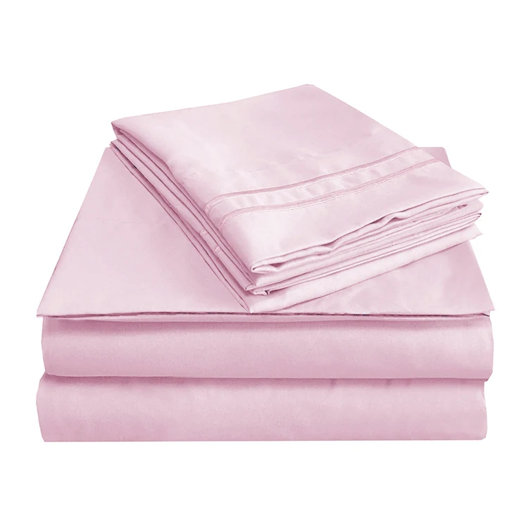 Hot Sale Twin Bedroom Sets Sheets Microfiber Sheet 1800 Bedsheet Set Hotel Bedding Set