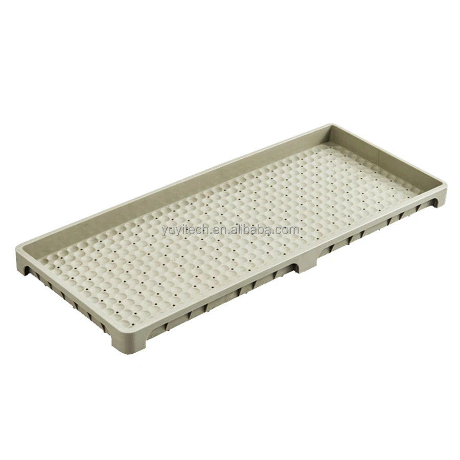 300x600mm Stackable Strong Flat PP Plastic Paddy Nursery hydroponic seedling planting Rice Transplanter Seeding Tray