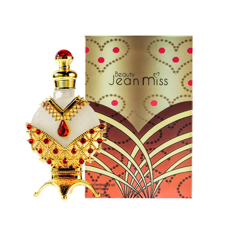 Gold Arabic Parfum Oil Dubai Perfumes Wholesale Lasting Attractive Perfume Ladies Arabic Perfume