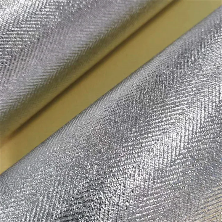 Flame Retardant Fabric Fire Resistant Aramid Coated Aluminum Fabric for Heat Resistant Suit