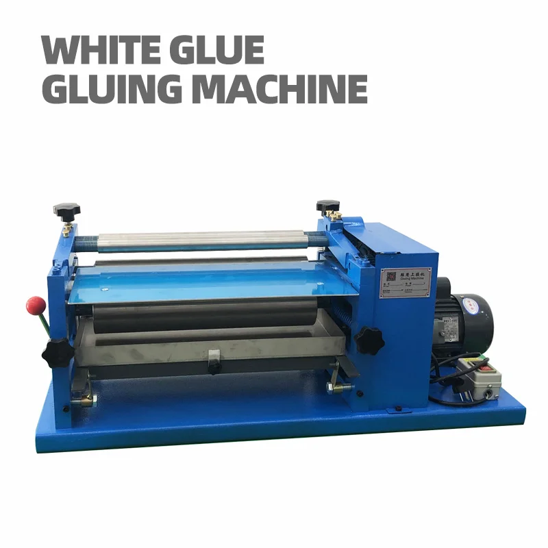 Double roller speed regulation Paper Glue Coating Machine