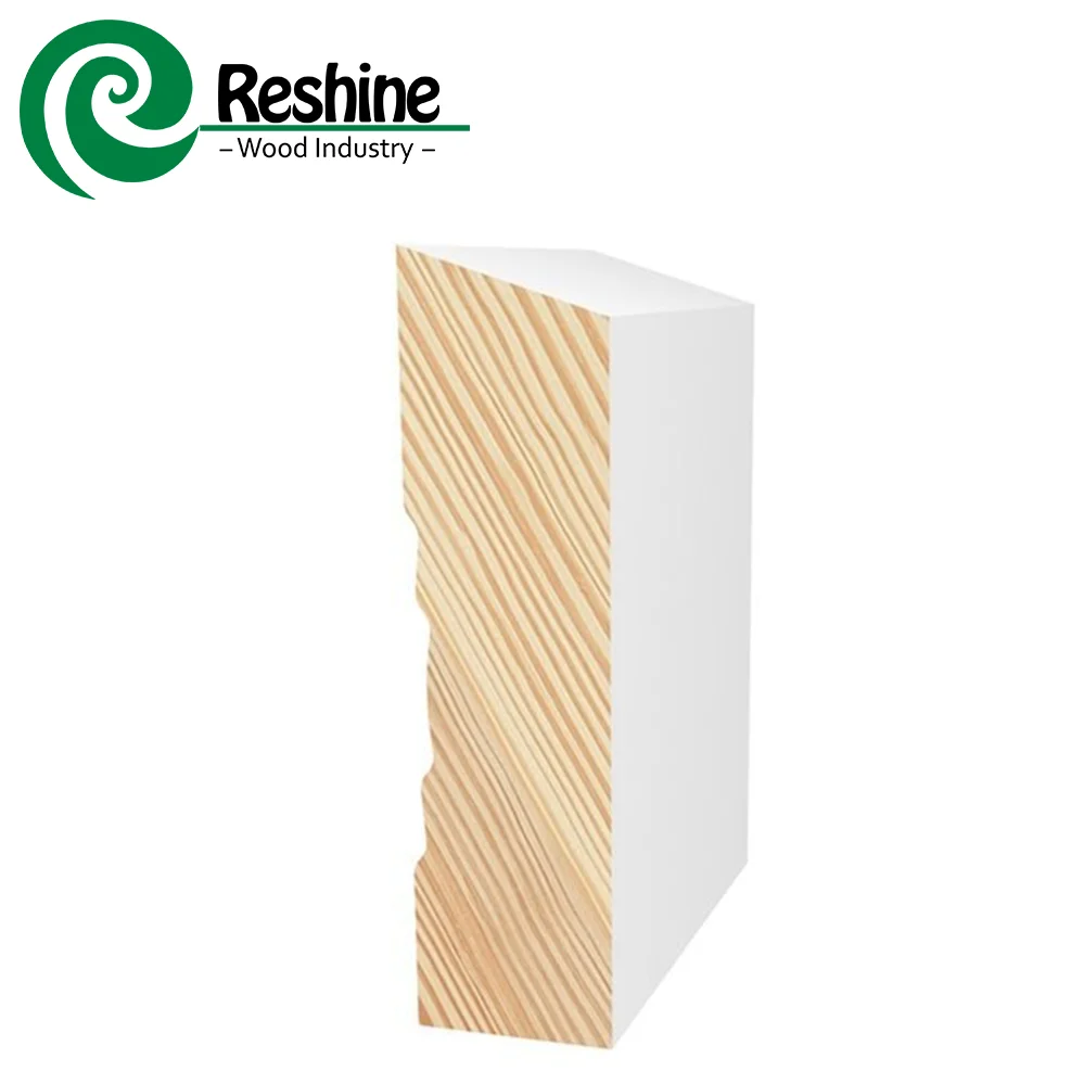 Building material pine baseboard moulding